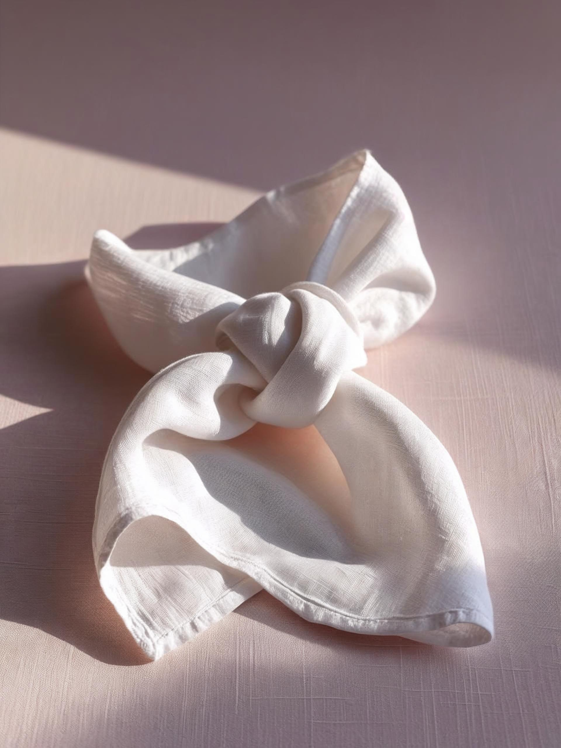 Zakdoek met knoop