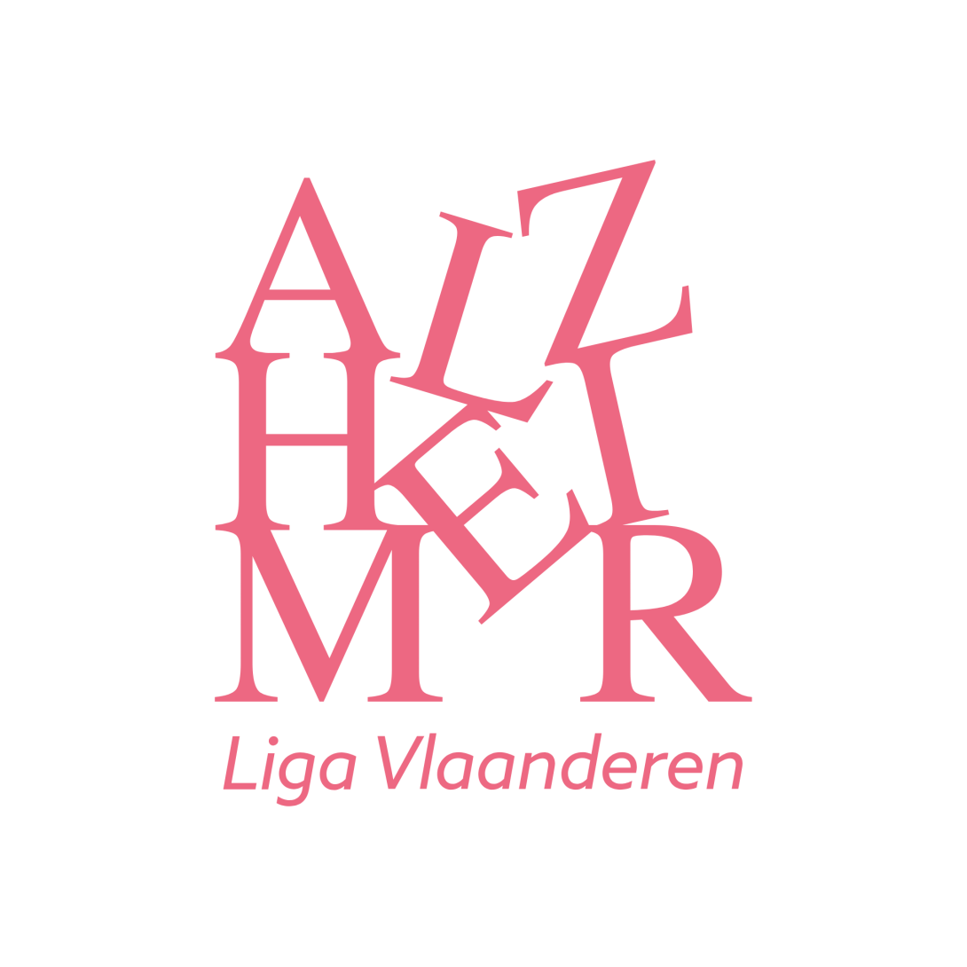 Logo Alzheimer Liga Vlaanderen roze