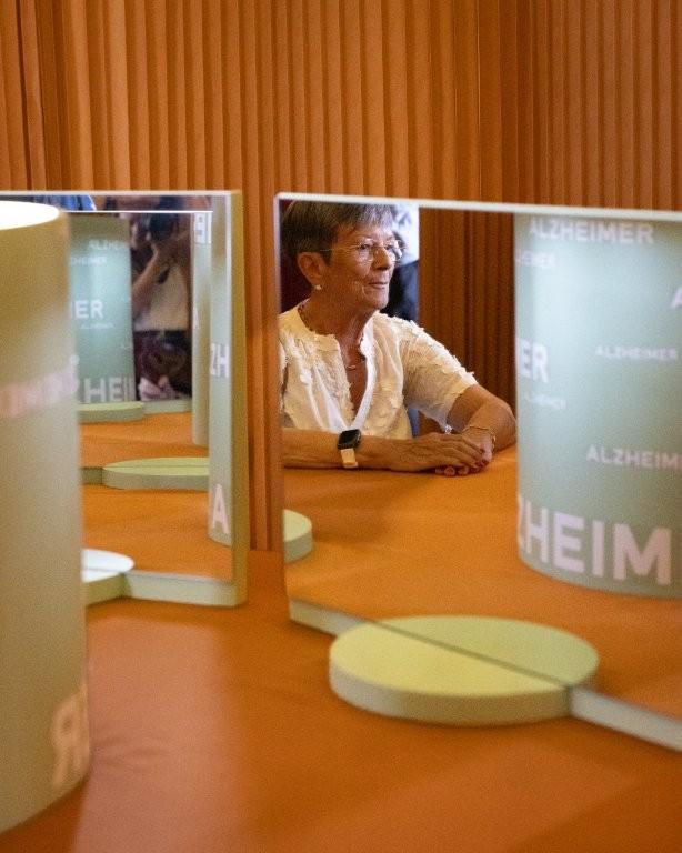 Spiegel in de tentoonstelling Het Geheugenpaleis