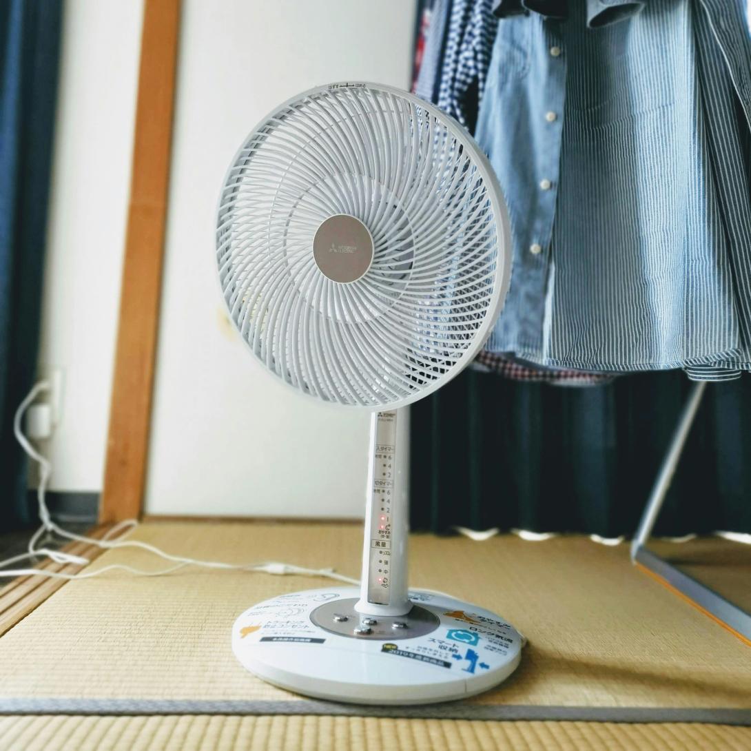 ventilator op de grond