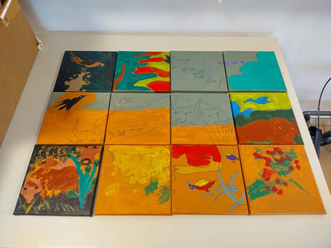 Samengesteld schilderij uit Herschilderingen Kortrijk 2026