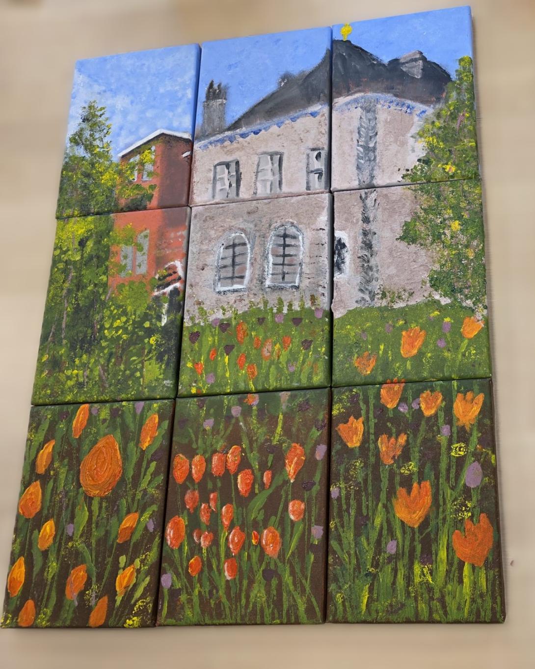 Herschildering tulpen Rubenshuis