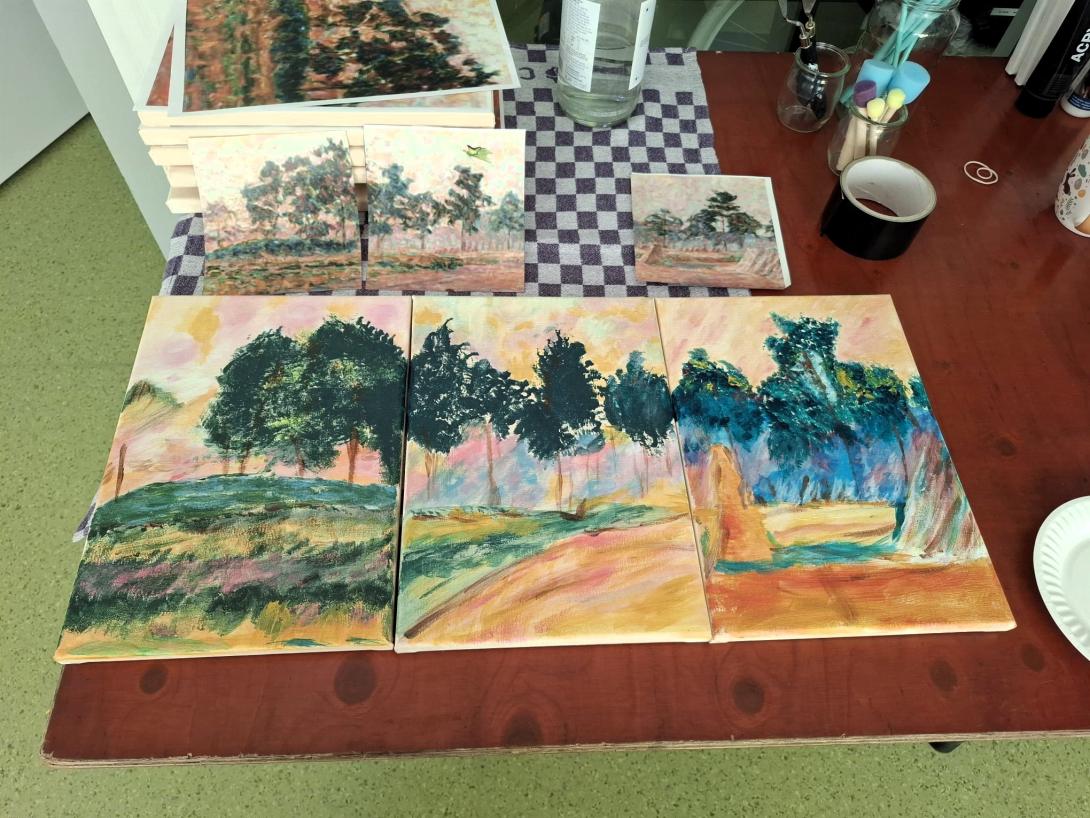 Kunstwerk in het project Herschilderingen