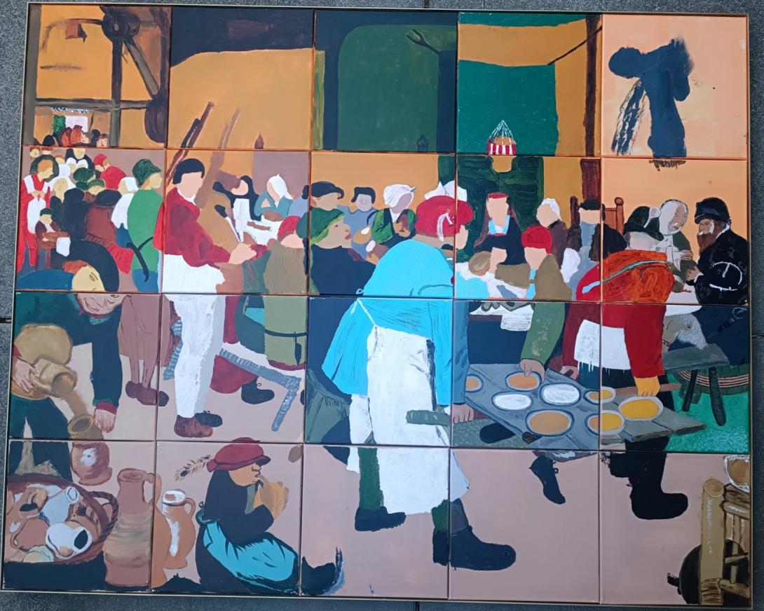 Herschildering volksfeest Pieter Bruegel